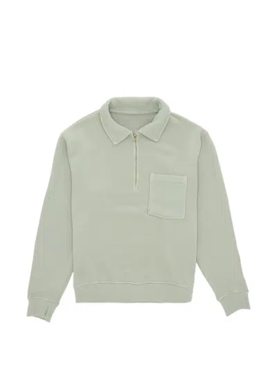 Fortela Yale Half-zip Sweatshirt In Green