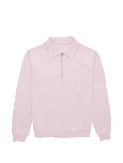 Fortela Yale Half-zip Sweatshirt In Pink