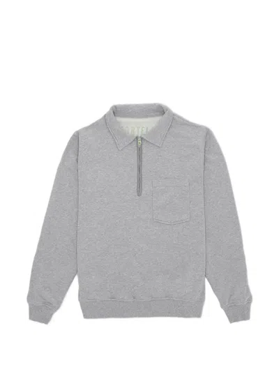Fortela Yale Patch-pocket Polo Shirt In Gray