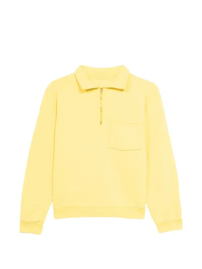 Fortela Yalep Pocket Zip-up Sweatshirt In Yellow