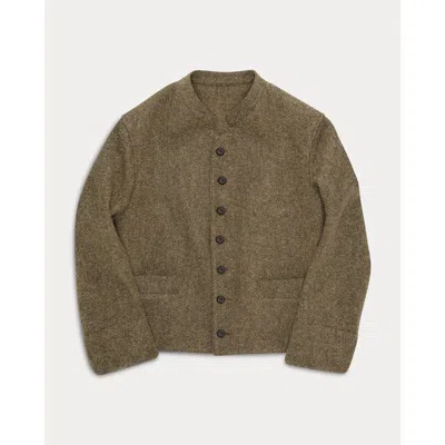 Fortela Yankee Single-breasted Virgin Wool Jacket In Brown