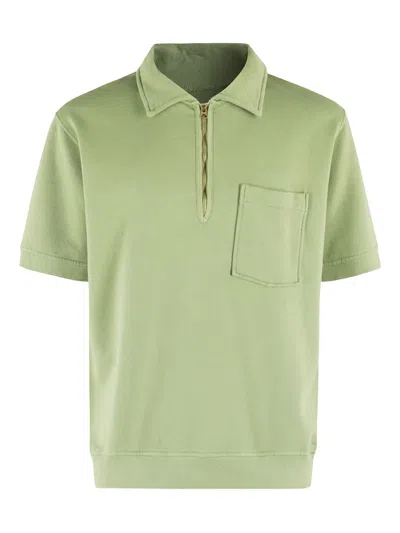 FORTELA ZIP-DETAIL POLO SHIRT