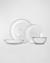Fortessa Los Cabos 16-piece Place Setting Set In Clear