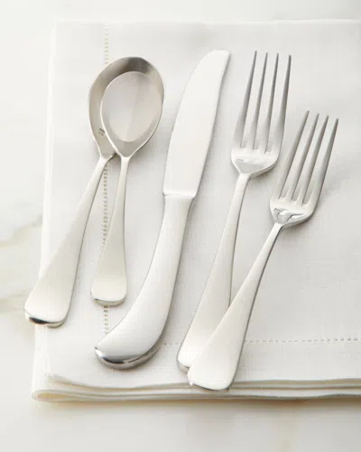 Fortessa 20-piece Brushed Mariposa Flatware Service In Gray