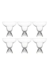 Fortessa After Hours Set Of 6 Margarita Glasses In Clear