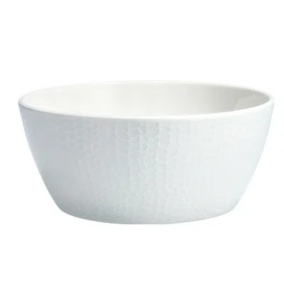 Fortessa Amanda 20 Oz. Embossed Cereal Bowl In White
