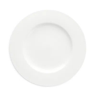Fortessa Amanda Embossed Dinner Plate, Set Of 4 In White