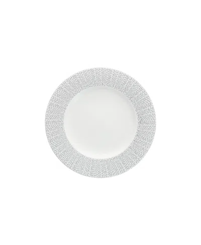 Fortessa Amanda Embossed Dinner Plates, Set Of 4 In Gray