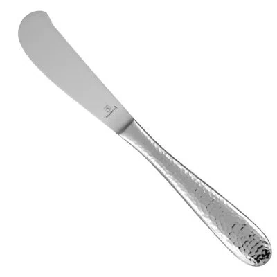 Fortessa Apollo  18/0 Sterling Silver Solid Handle Butter Knife (set Of 12)
