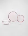 Fortessa Archie 12-piece Pink Dinnerware Set In Pink