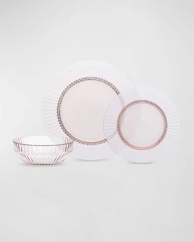 Fortessa Archie 12-piece Dinnerware Set In Pink
