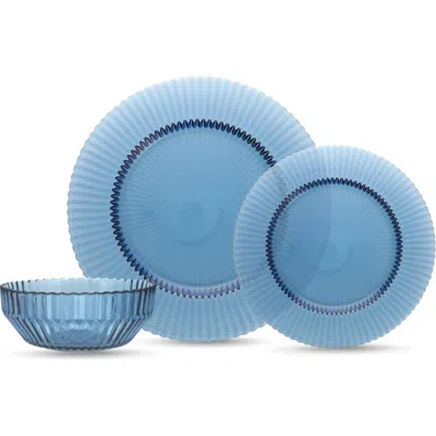 Fortessa Archie 12pc Dinnerware Set (service For 4) In Cornflower