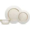 Fortessa Archie Glass 12pc Dinnerware Set (service For 4) In Ginger
