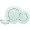 Fortessa Archie 12-piece Glass Dinnerware Set In Verde