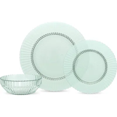 Fortessa Archie 12-piece Glass Dinnerware Set In Verde
