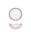 Fortessa Archie Cereal Bowls, Set Of 4 In Pink