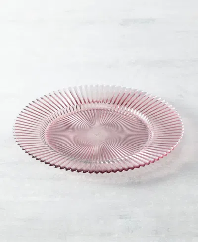 Fortessa Archie Charger Plates, Set Of 4 In Pink
