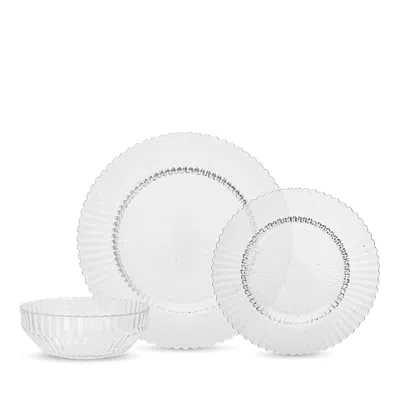 FORTESSA ARCHIE CLEAR 12 PIECE DINNERWARE SET