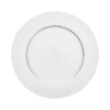 Fortessa Archie Set Of 4 Clear Dinner Plates In Clear