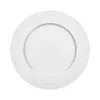 Fortessa Archie Clear Dinner Plate, Set Of 4 In White