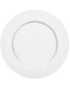 Fortessa Archie Set Of 4 Clear Dinner Plates In Transparent