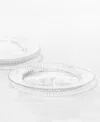 Fortessa Archie Dinner Plates, Set Of 4 In Clear