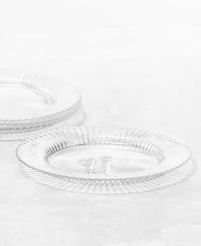 Fortessa Archie Dinner Plates, Set Of 4 In Clear
