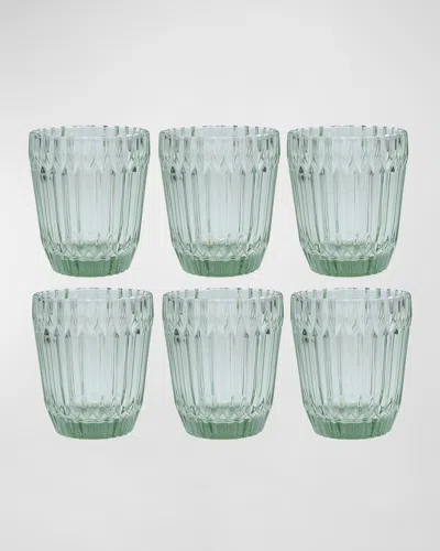 Fortessa Archie Double Old-fashioned Glasses - Set Of 6 In Green