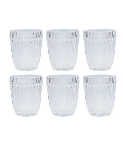 Fortessa Archie Double Old Fashioned Glasses, Set Of 6 In Transparent