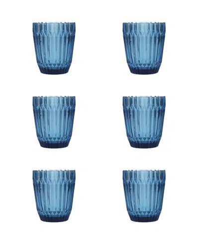 Fortessa Archie Double Old Fashioned Glasses, Set Of 6 In Ginger Gold