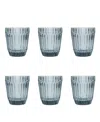 Fortessa Archie Double Old Fashioned Glasses, Set Of 6 In Dusk