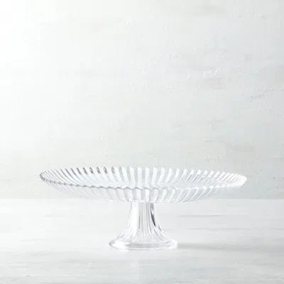 Fortessa Archie Glass, 13 Inch Large Cake Stand, Clear