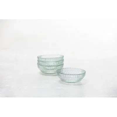 Fortessa Archie Glass, 23 Ounce/ 6 Inch Cereal Bowl (set Of 4), Verde Green