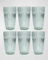 Fortessa Archie Iced Beverage Glasses - Set Of 6 In Green