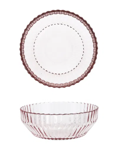 Fortessa Archie Pink Cereal Bowls (set Of 4)