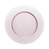 Fortessa Archie Set Of 4 Charger Plates In Pink