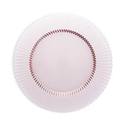 FORTESSA ARCHIE PINK CHARGER PLATE, SET OF 4