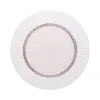 Fortessa Archie Pink Dinner Plate, Set Of 4 In White