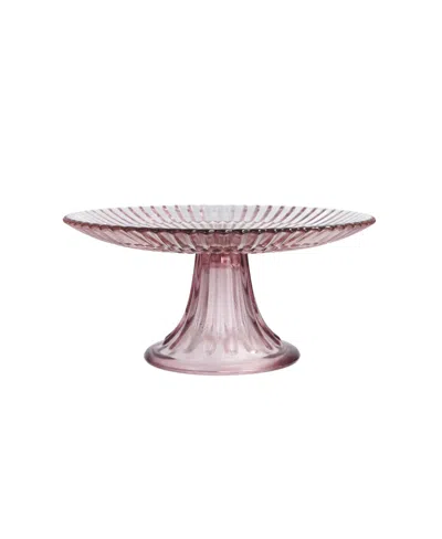 Fortessa Archie Pink Mini Cake And Cupcake Stand 8.25x4"
