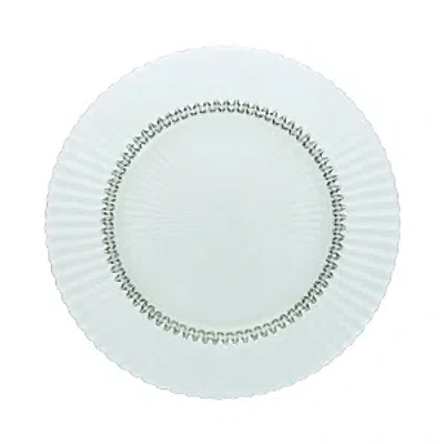 Fortessa Archie Sage Green Dinner Plate, Set Of 4 In White