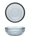 Fortessa Archie Set Of 4 Cereal Bowls In Transparent