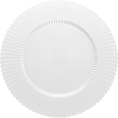 Fortessa Archie Set Of 4 Charger Plates In Clear