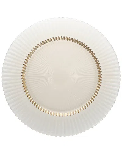 Fortessa Archie Set Of 4 Dinner Plates In White