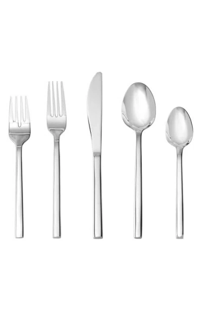Fortessa Arezzo 5-piece Stainless Steel Place Setting Set In Silver