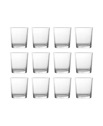 Fortessa Barca Rocks Dof Glasses 12.75 Oz, Set Of 12 In Clear