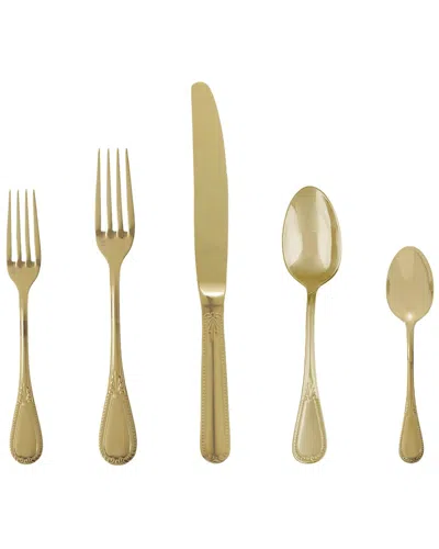 Fortessa Bella Vita 20pc Savoy Gold Place Setting