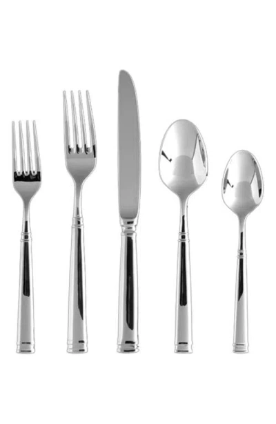 Fortessa Bistro 5-piece Stainless Steel Place Setting Set In Sliver