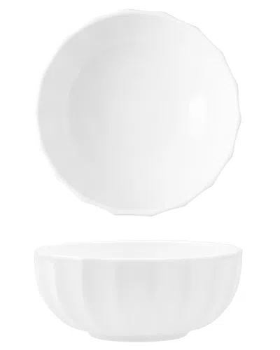 Fortessa Bloom Bone China 4.7in 11oz Bowl In White
