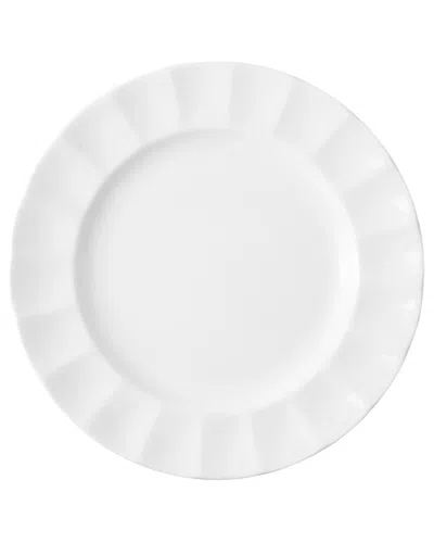 Fortessa Bloom Bone China 9in Salad Plate In White