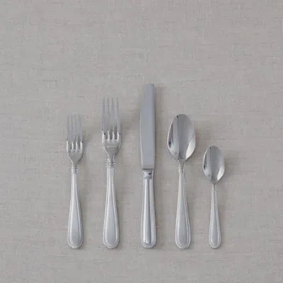 Fortessa Caviar 18/10 Stainless Steel 20 Piece Flatware Set (service For 4), Silver